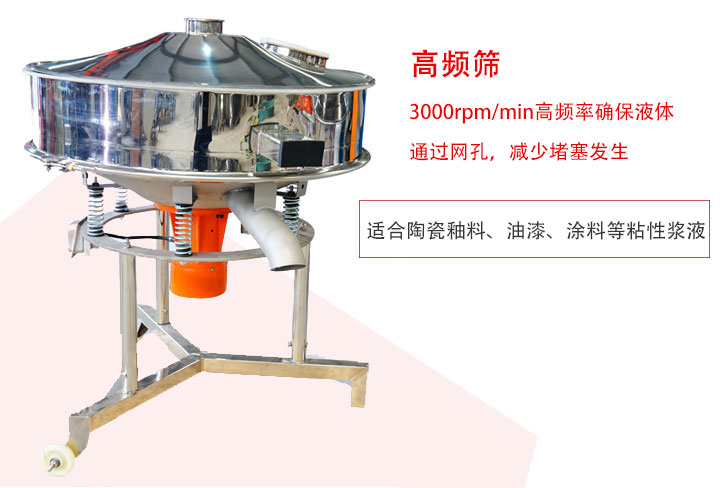 該產(chǎn)品是針對漿液過濾設(shè)計的一種高頻篩分機(jī)。