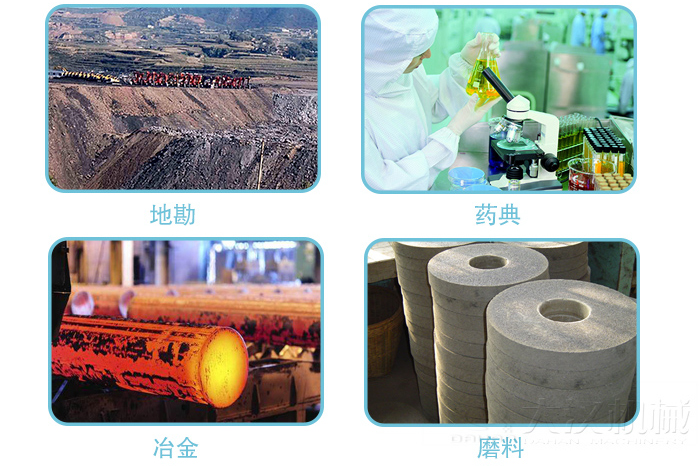 適用行業(yè):地堪，冶金，藥典,磨料